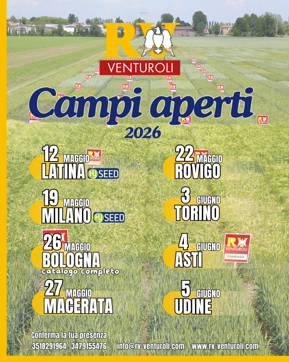 I campi dimostrativi dei cereali vernini RV Venturoli